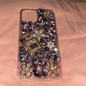 Bedazzled iPhone 12 max pro phone case